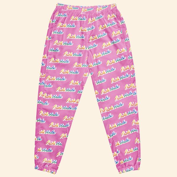PRIDE UNITES  NYLON TRACK PANTS
