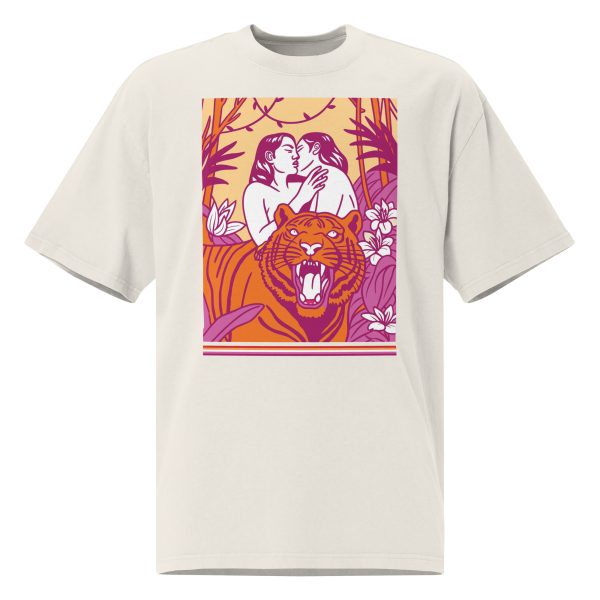 JUNGLE TIGER  L-FLAG OVERSISED T-SHIRT