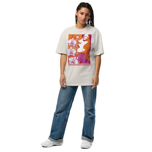 ORCHID KISS L-FLAG OVERSIZED T-SHIRT - Image 2