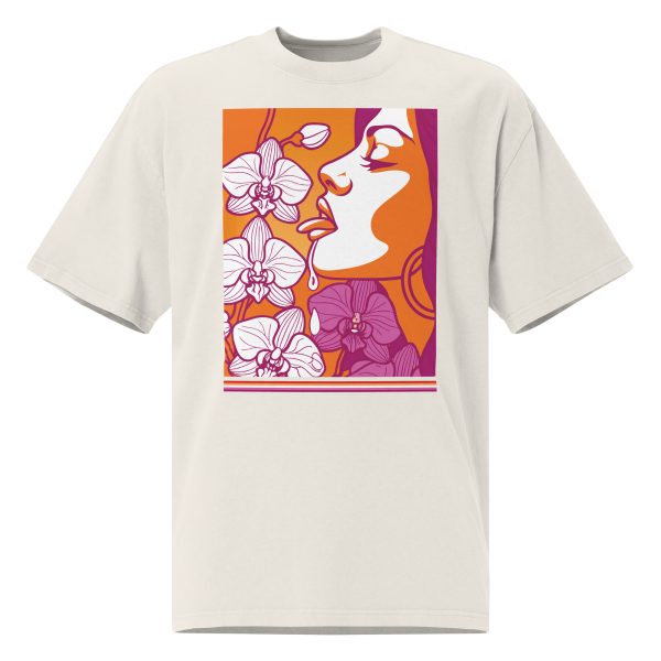 ORCHID KISS L-FLAG OVERSIZED T-SHIRT