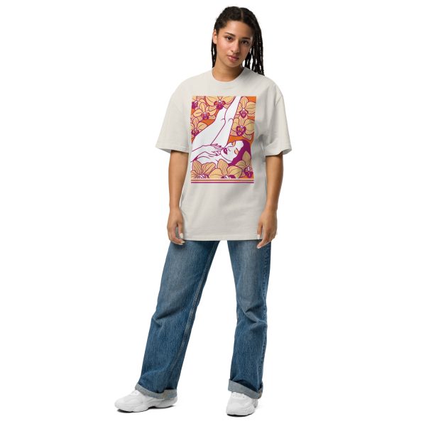 ORCHID SLEEP L-FLAG OVERSIZED T-SHIRT - Image 2