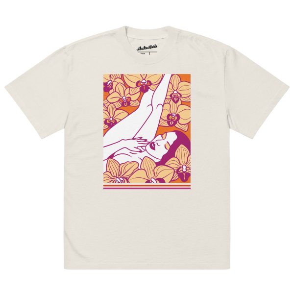 ORCHID SLEEP L-FLAG OVERSIZED T-SHIRT - Image 3