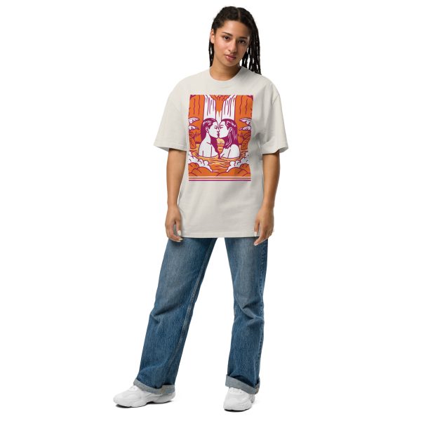 JUNGLE WATERFALL L-FLAG OVERSIZED T-SHIRT - Image 2