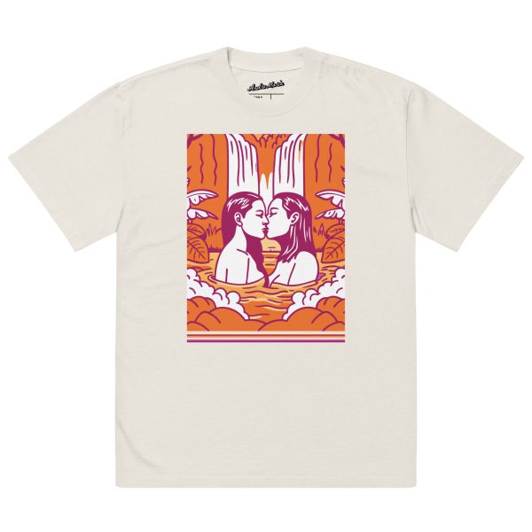 JUNGLE WATERFALL L-FLAG OVERSIZED T-SHIRT - Image 3