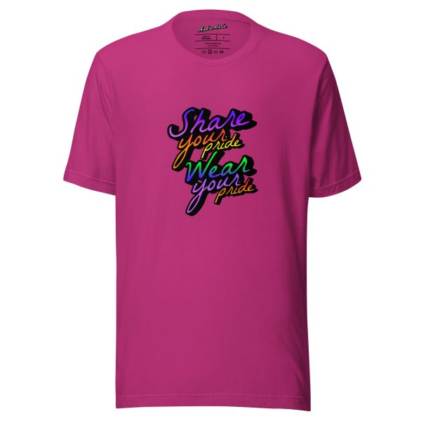 SHARE YOUR PRIDE T-SHIRT - Image 4