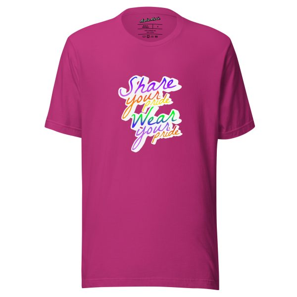 SHARE YOUR PRIDE T-SHIRT - Image 4