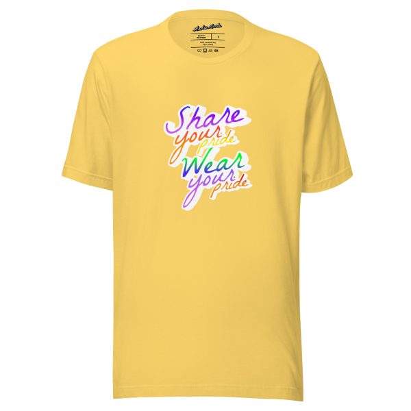 SHARE YOUR PRIDE T-SHIRT - Image 2